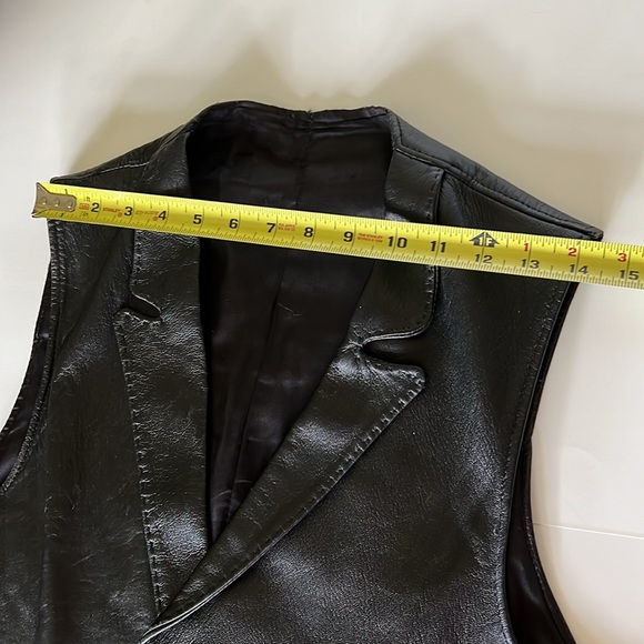 Vintage Genuine Leather Vest - Picture 12 of 15